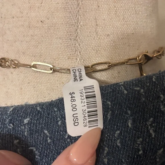 Free People Maxamillion Charm Necklace- Holiday Girl - Picture 4 of 4